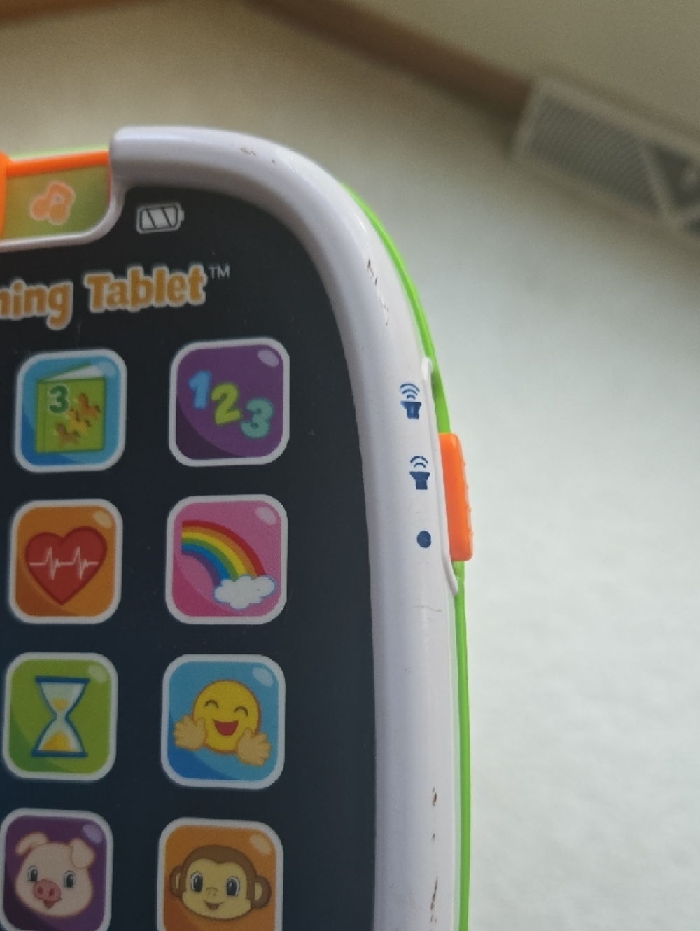 Fisher-Price Learning Tablet Toy - White, Blue, Multicolor Buttons - Picture 3 of 3